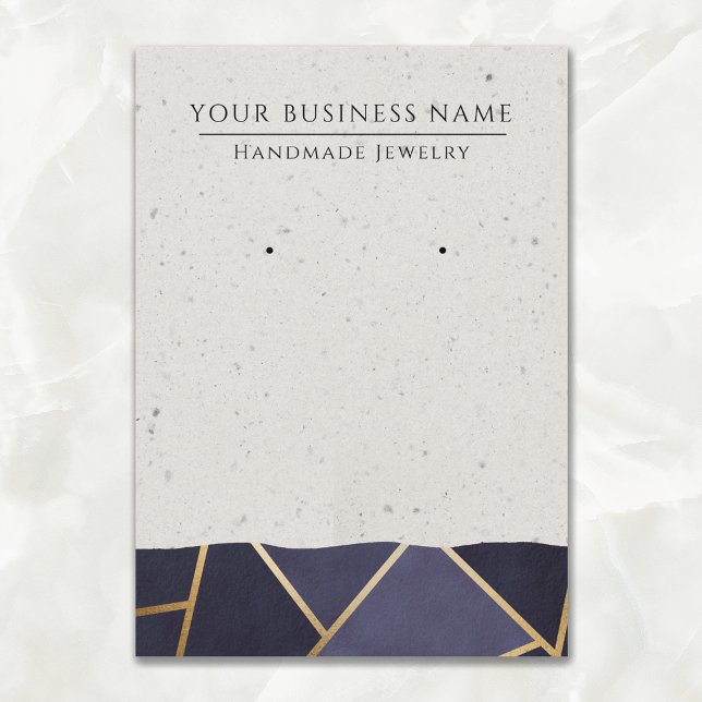 Geometric Abstract Modern Earring Display Cards (Creator Uploaded)