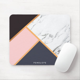 Geometric Abstract Mosaic Mouse Pad