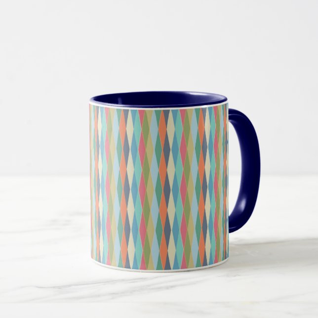 Geometric, abstract. mug (Front Right)