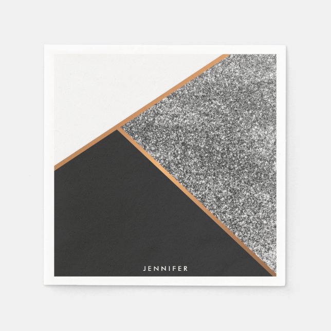 Geometric Abstract Pattern Napkin (Front)