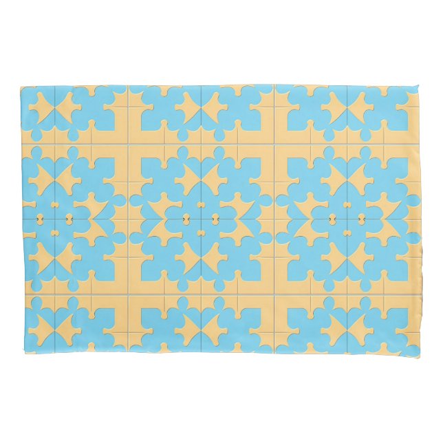 Geometric Abstract Pattern Pillowcase (Front)