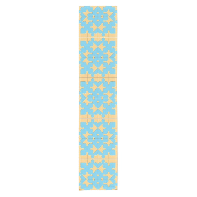 Geometric Abstract Pattern Short Table Runner (Front)