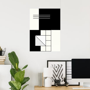 Geometric Abstract Poster