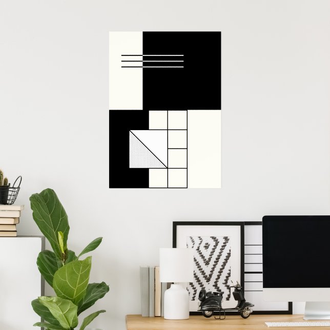Geometric Abstract  Poster (Home Office)