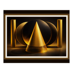 Geometric Abstract Poster – Vibrant Modern Design