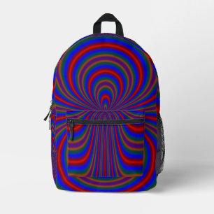 Geometric Abstract  Printed Backpack