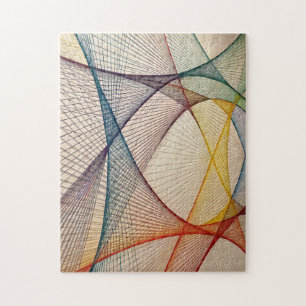 Geometric Abstract Puzzle – Colourful Fun