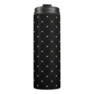 Geometric abstract seamless repeating vintage orna thermal tumbler