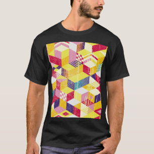Geometric, abstract seamless vintage design. T-Shirt