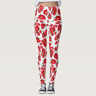 Geometric  Abstract  Starburst  Floral-inspired Leggings
