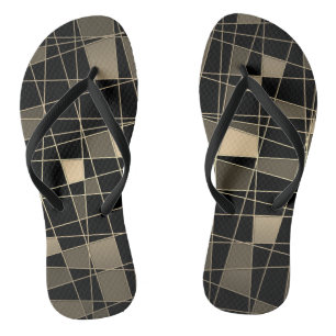 Geometric, abstract thongs