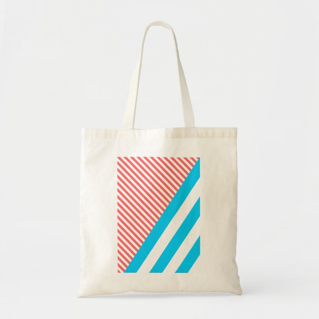 geometric, abstract tote bag (Front)