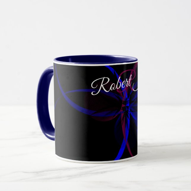 Geometric Abstraction Coffee Mug (Front Left)