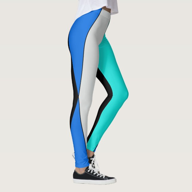 Geometric abstraction leggings (Right)