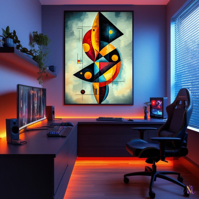 Geometric Abstraction - Masterpiece Inspired Poster (Creator Uploaded)