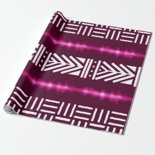 Geometric African Mud Cloth Tribal Giftwrap Wrapping Paper