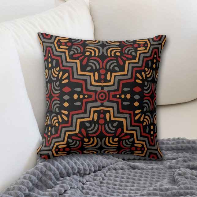 Geometric African Pattern Cushion (Creator Uploaded)