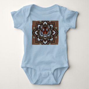 Geometric Animal Baby Bodysuit Jersey
