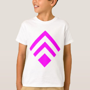 Geometric Arrow 02 - Magenta T-Shirt