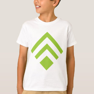 Geometric Arrow 02 - Martian Green T-Shirt