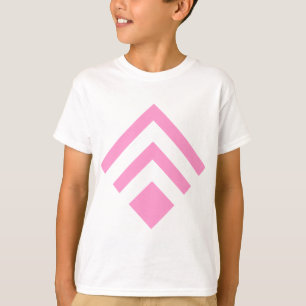 Geometric Arrow 02 - Pink T-Shirt