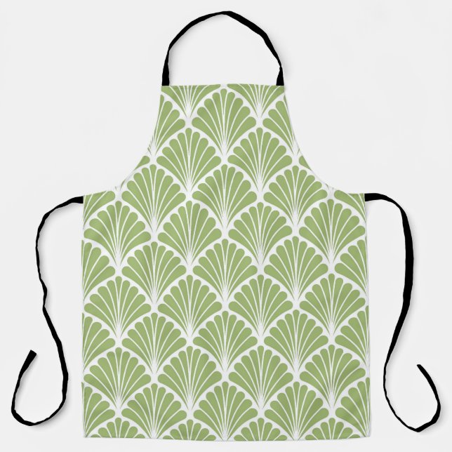 Geometric Art Deco, seamless pattern Apron (Front)