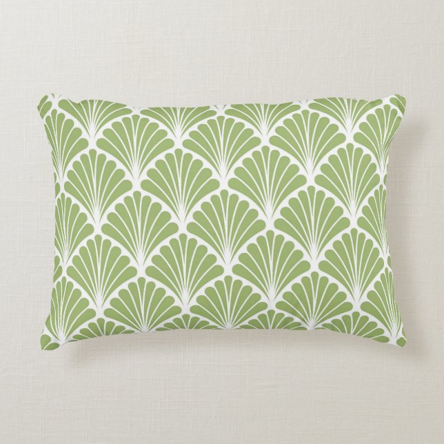 Geometric Art Deco, seamless pattern Decorative Cushion (Front)
