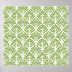 Geometric Art Deco, seamless pattern Poster