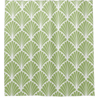 Geometric Art Deco, seamless pattern Shower Curtain