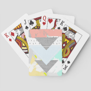 Geometric Art Print Playing Cards