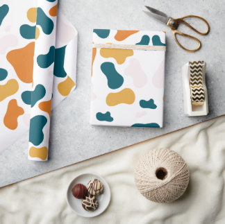 Geometric Art repeating pattern Wrapping Paper