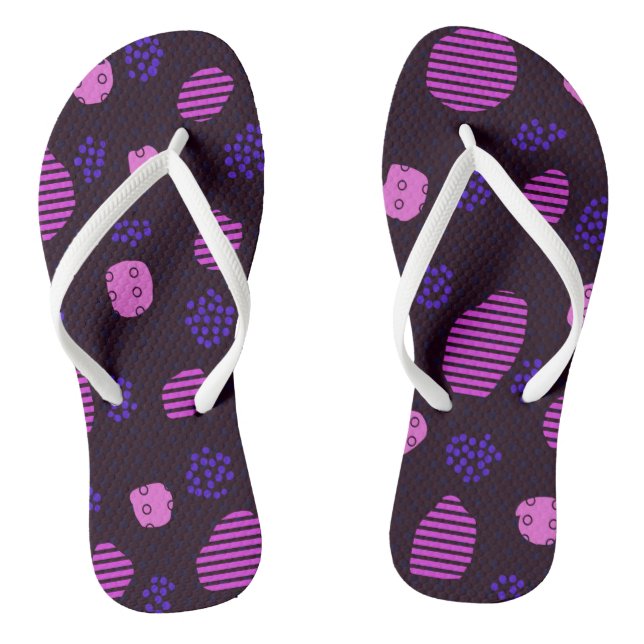 Geometric art thongs (Footbed)