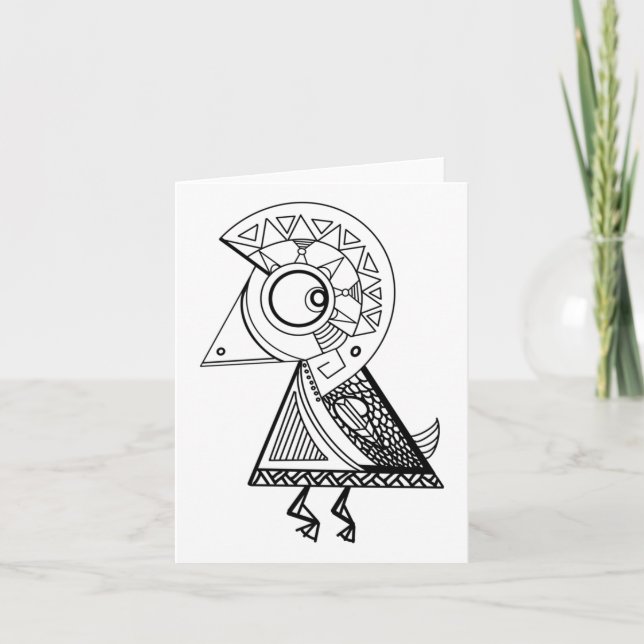 Geometric Art Work 22 Sticker  Card (Front)
