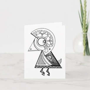 Geometric Art Work 22 Sticker  Card