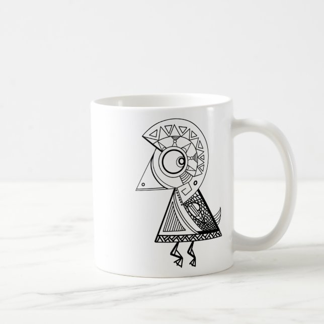 Geometric Art Work 22 Sticker  Coffee Mug (Right)