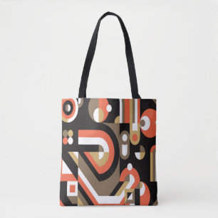Geometric background design. Abstract artwork patt Tote Bag
