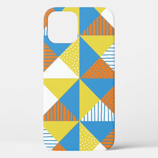 Geometric background. Vintage illustration.  Case-Mate iPhone Case (Back)