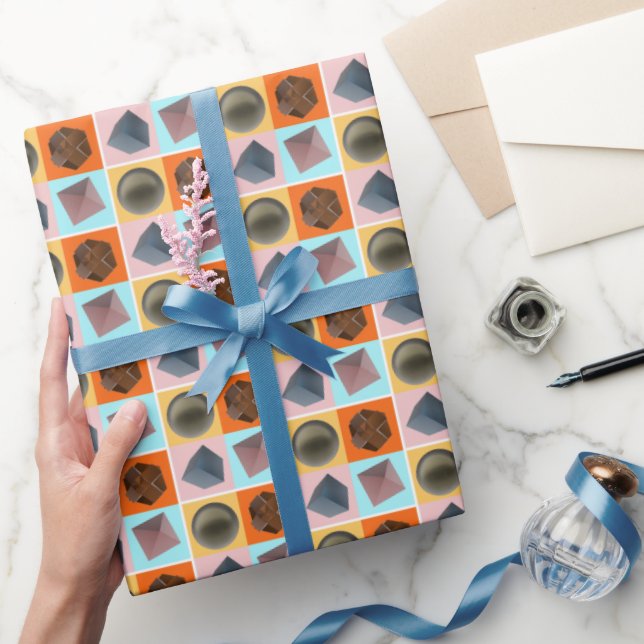 Geometric balance wrapping paper (Gifting)
