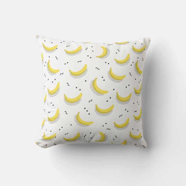 Geometric Bananas Cushion (Front)