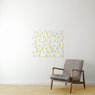 Geometric Bananas Tapestry