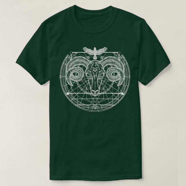 Geometric Baphomet  T-Shirt (Design Front)
