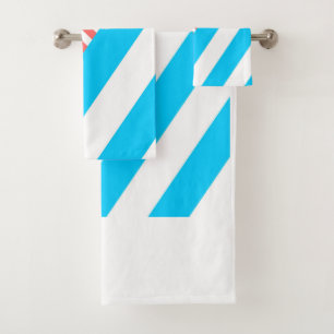 Geometric Bath Towel Set