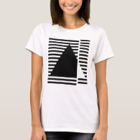 Geometric Bauhaus triangle inspired design