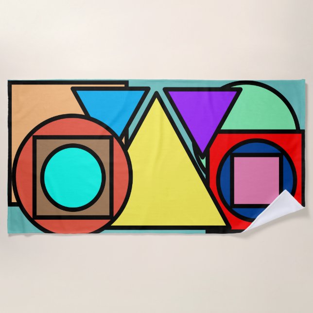 Geometric Beach Towel (Front)