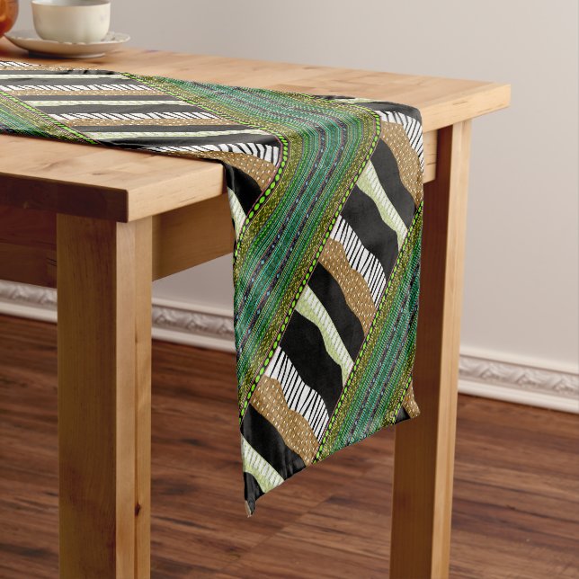 “Geometric Beauty, Timeless Heritage” Short Table Runner (In Situ)