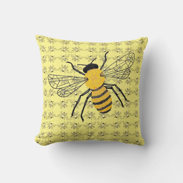 Geometric Bee Cushion (Front)