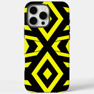 Geometric Bee Pattern iPhone Case