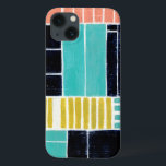 Geometric Blocks iPhone 13 Case<br><div class="desc">Geometric Blocks. Artist: Grace Popp. Image ID: 150774FN.</div>