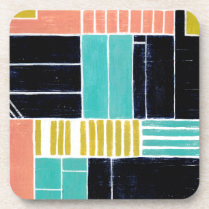 Geometric Blocks Coaster