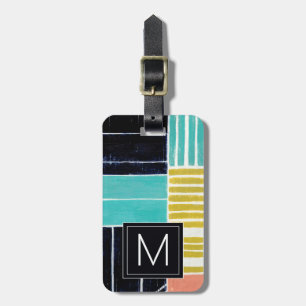 Geometric Blocks Luggage Tag
